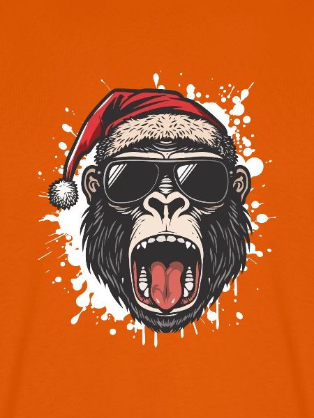 Gorilla Weihnachten Lustig