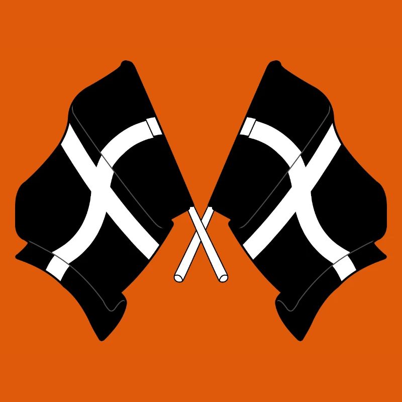 Drapeaux croisés de Cornouailles