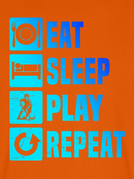 Modernes Floorball Artwork