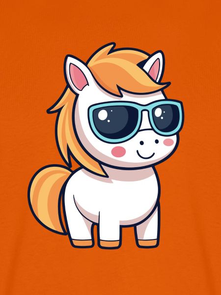 Stylish Pony Blue Glasses
