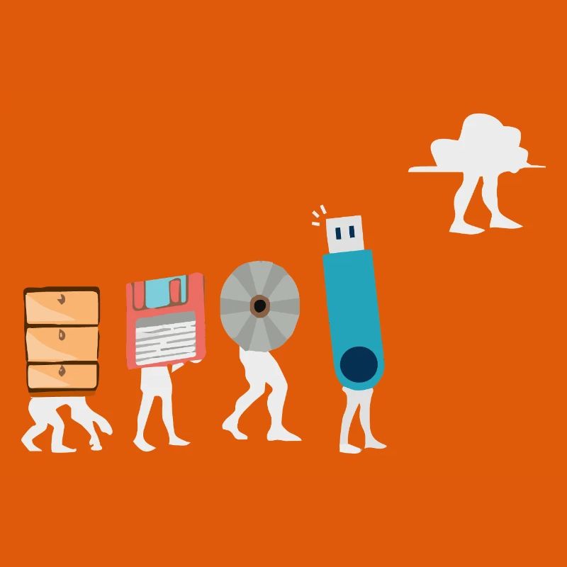 Cloud-Computing-Lustige Programmierer-Daten-KI-Software