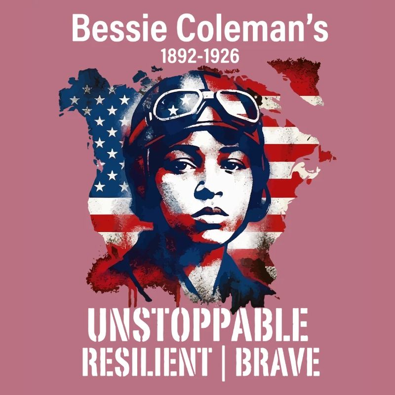 Bessie Coleman Mutig Luftfahrtpionierin