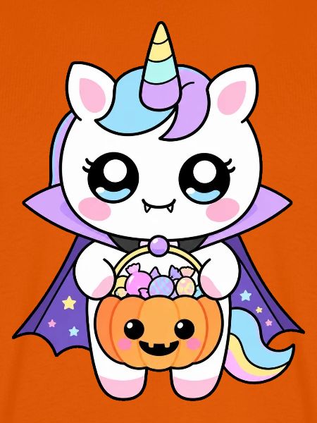 Halloween-Vampir-Einhorn