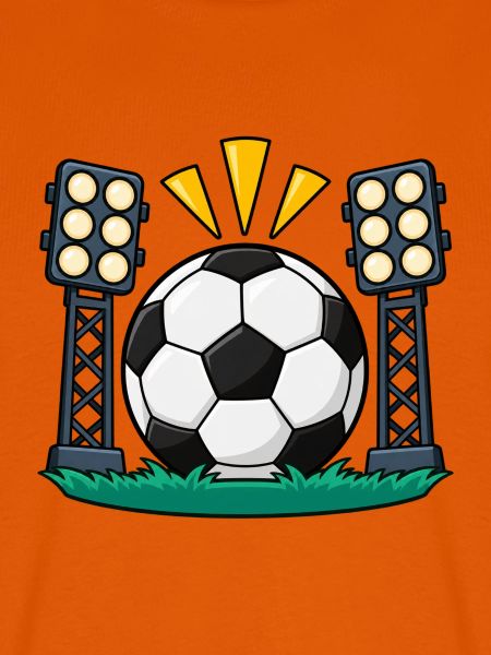 Fußball unter Stadionflutlicht