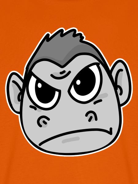 Gorilla Tier Affe Wütend