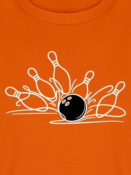 Handgezeichnete Bowling Linienkunst