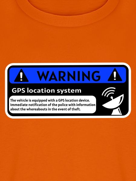 GPS-Alarm-Aufkleber