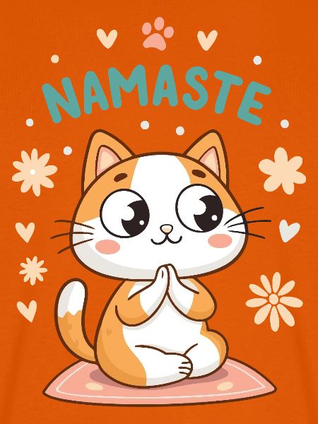 Namaste Pastel Kawaii Katze