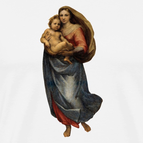 Sistine Madonna | Sixtinische Madonna | Raffael - Männer Premium T-Shirt