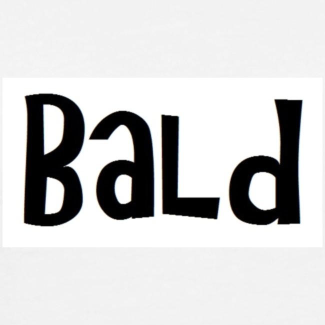 Bald clothing childish logo