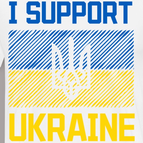 I Support Ukraine - Männer Premium T-Shirt