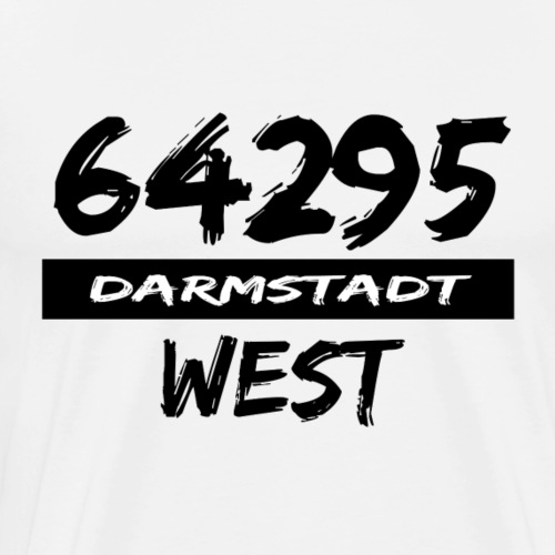 64295 West Darmstadt tshirt hessen - Männer Premium T-Shirt