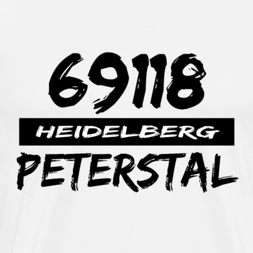 69118 Heidelberg Peterstal - Männer Premium T-Shirt
