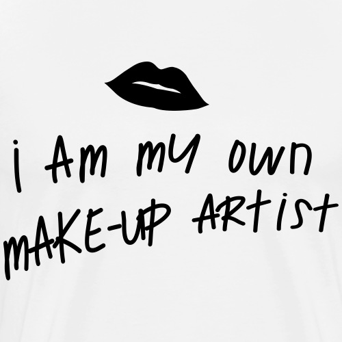 Ich bin mein eigener Make-Up Künstler Kuss - Männer Premium T-Shirt