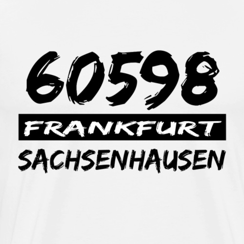 60598 Frankfurt Sachsenhausen - Männer Premium T-Shirt