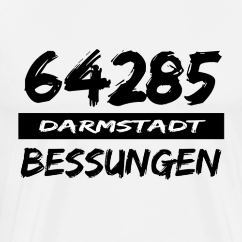64285 Bessungen Darmstadt tshirt hessen - Männer Premium T-Shirt