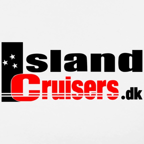 Island cruisers black - Herre premium T-shirt