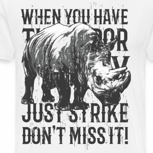 Rhino - Männer Premium T-Shirt