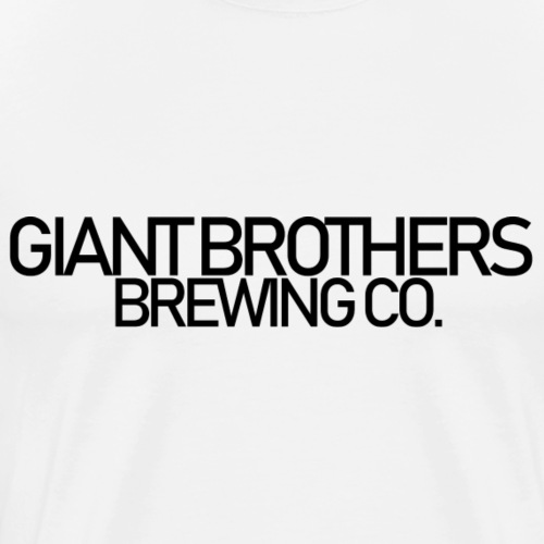 Giant Brothers Brewing co SVART - Premium-T-shirt herr