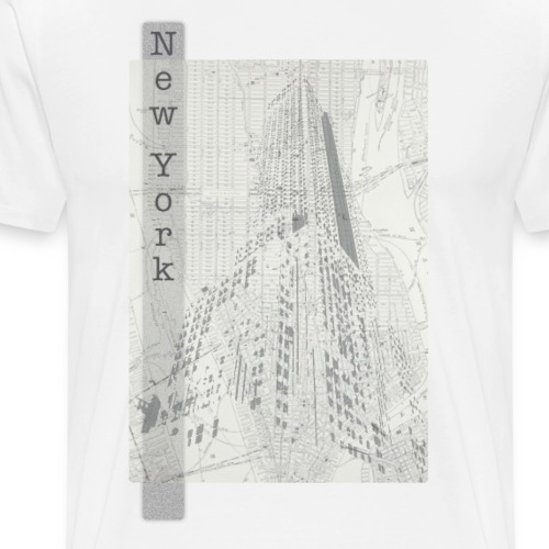 New York - Miesten premium t-paita