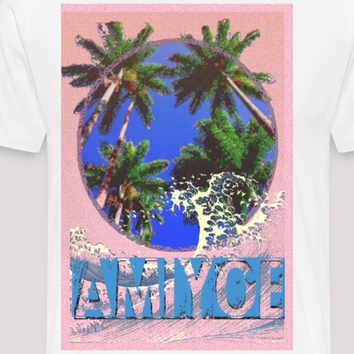AMIYOE wave - Camiseta premium hombre