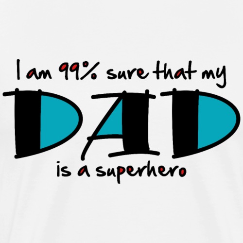 99% Superhero - Men's Premium T-Shirt