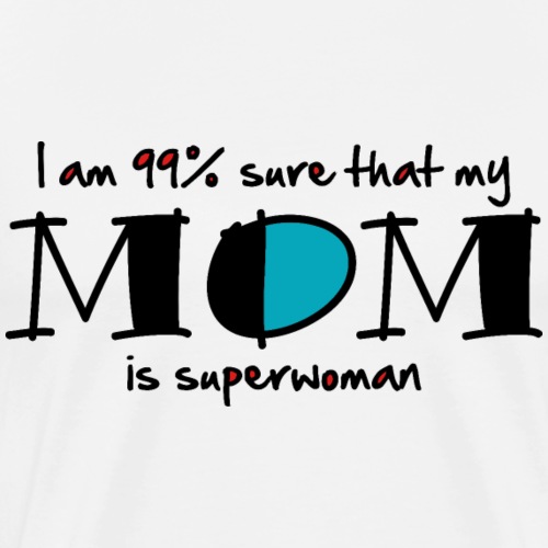 99% Superwoman (eng) - Men's Premium T-Shirt