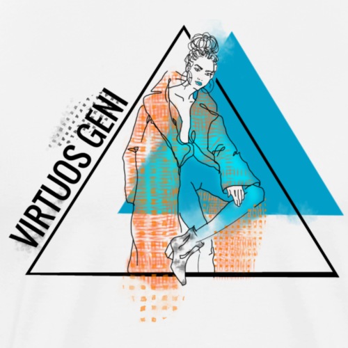 Geni by Evelina & TheRawburt - L.E 2021 - Premium-T-shirt herr