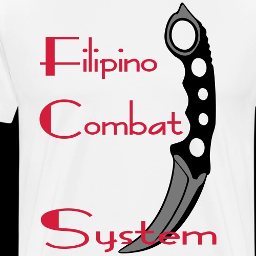 Filipino Fighting Kerambit 2 - Herre premium T-shirt