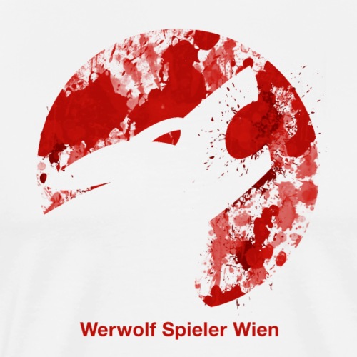 Werwolf Logo Blutspritzer - Männer Premium T-Shirt