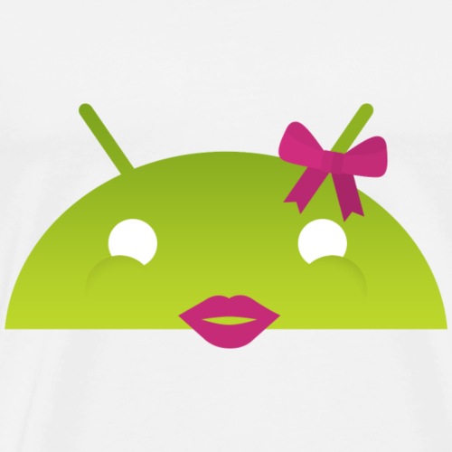 logo android femme - T-shirt Premium Homme