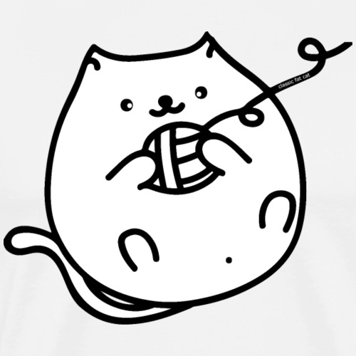 classic fat cat - Männer Premium T-Shirt