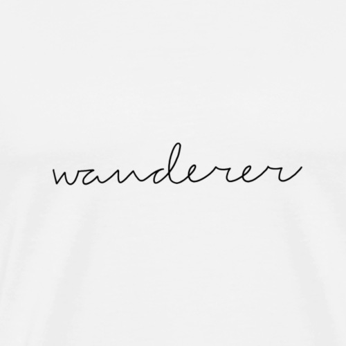 Fineline wanderer - Männer Premium T-Shirt