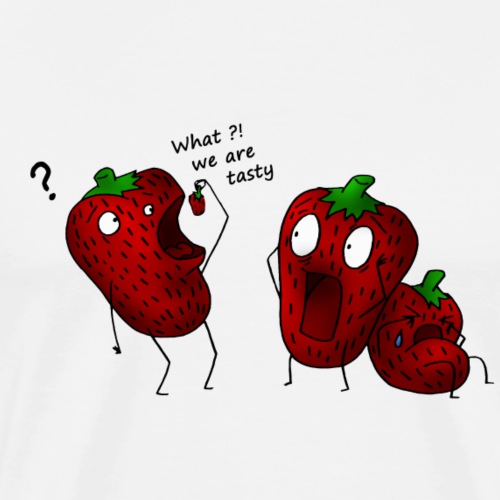 What we are tasty Erdbeeren - Männer Premium T-Shirt