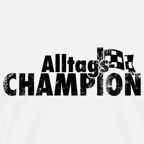 AlltagsCHAMPION schwarz - Männer Premium T-Shirt