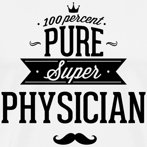 100 prozentiger Super-Arzt - Männer Premium T-Shirt