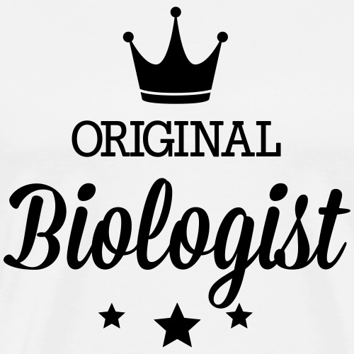 Original drei Sterne Deluxe Biologe - Männer Premium T-Shirt