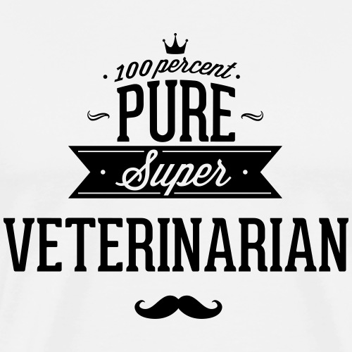 Zu 100% super Tierarzt - Männer Premium T-Shirt