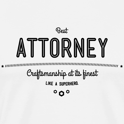 Bester Anwalt - Handwerkskunst vom Feinsten, wie - Männer Premium T-Shirt