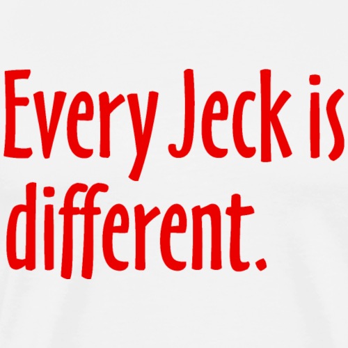 Every Jeck is different (Rot) Kölsche Sprüche - Männer Premium T-Shirt