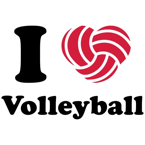 I love Volleyball - Männer Premium T-Shirt