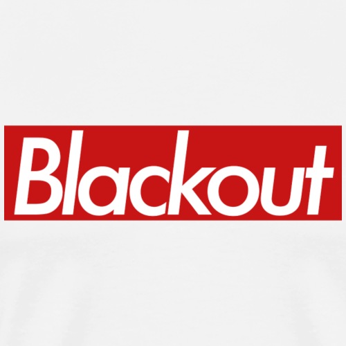 Blackout Red - Premium-T-shirt herr