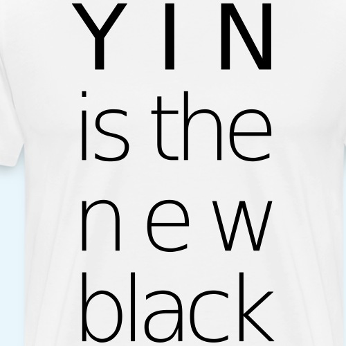 YIN is the new black - Männer Premium T-Shirt