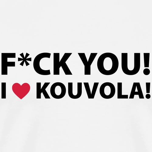 I LOVE KOUVOLA! - Miesten premium t-paita
