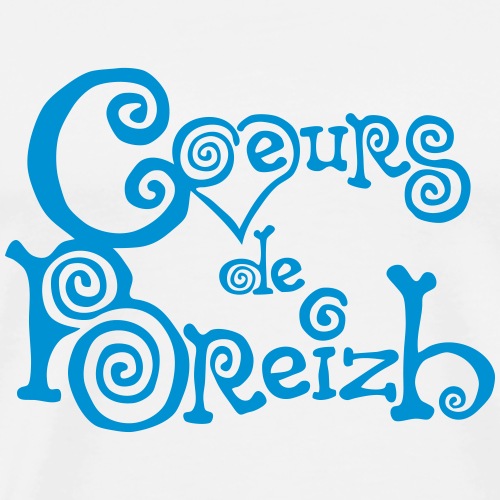 logo coeurs de breizh breton 2 - T-shirt Premium Homme
