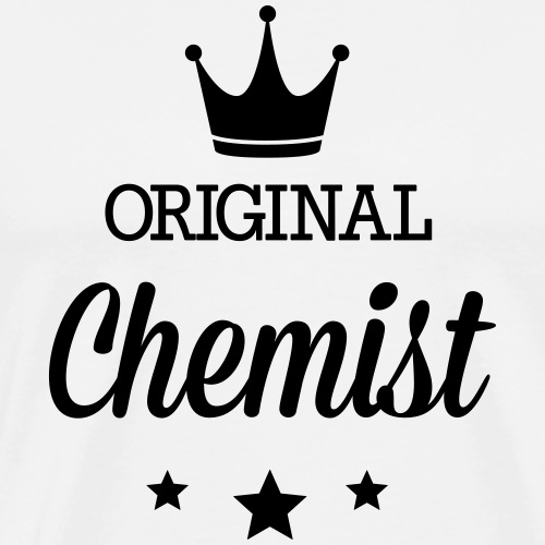 Original drei Sterne Deluxe Chemiker - Männer Premium T-Shirt