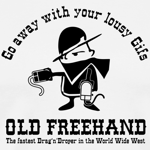 Old Freehand - Männer Premium T-Shirt