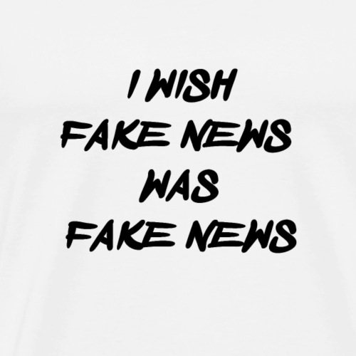 fake news black - Mannen Premium T-shirt