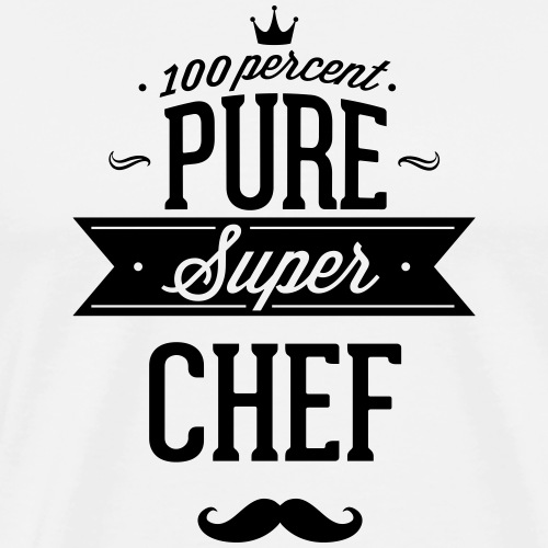 100 Prozent super Chef - Männer Premium T-Shirt