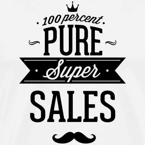 100 Prozent super Vertriebler - Männer Premium T-Shirt
